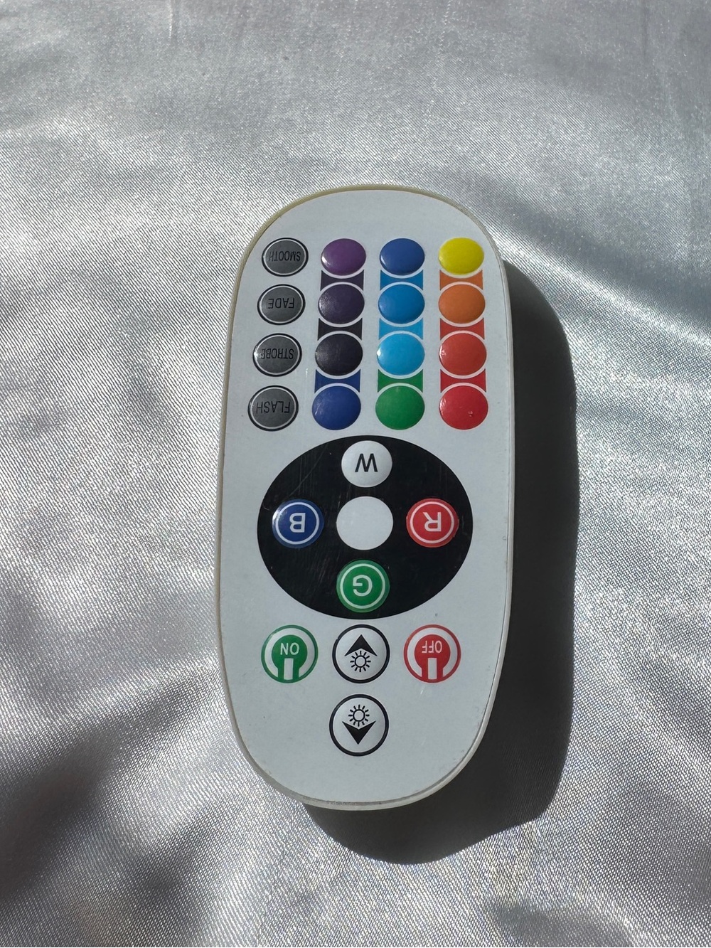 RGB LED Light Replacement Remote Control 24 Key Color Changing Untested